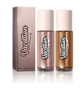 Private Label Vegan Makeup Brightening Sparkling Glowing Body Shimmer Oil