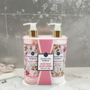 Private Label Women SPA Body Care Rose Bath Salt Hair Shampoo Soap Body Wash and Lotion Bath Gift Sets