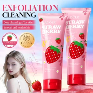 Private Labels Vitamin C Strawberry Bath Salt Scrub 250g Full Body Exfoliator Dead Skin Remover Bubbles Soft