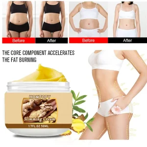 Private Logo No Side Effects Organic Ginger Firming Body Weight Loss Fat Burning Slimming Cream for Breast Waist Body