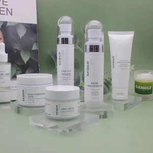 Professional Beauty Body Lotion Facial Serum Brighten Cream Whitening Lightening Facial Kojic Acid Skin Care Set