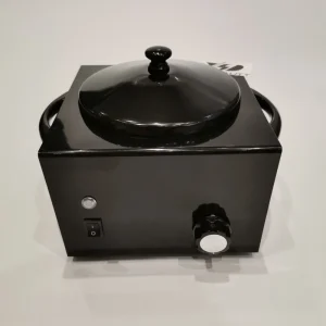 Professional Custom Logo Black 1lb Small Wax Pot Heater Stainless Metal Depilatory Wax Warmer Machine