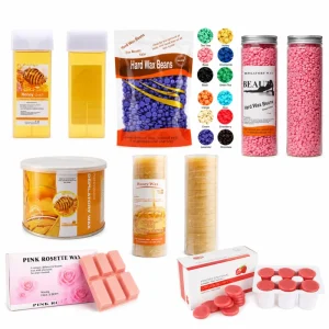 Professional Depilatory Wax Collection with Hard Wax Beans and Soft Wax for Private Label Salons