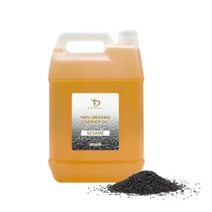 Professional Grade 100% Pure Organic Black Sesame Carrier Oil Cold Pressed Sesame Oil for Luxury Cosmetic Formulation