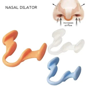 Professional Health Care Anti Snoring Silicone Nose Clip Breathing Aid for Silent Sleep Nasal Congestion Relief