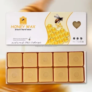 Professional Industrial Depilatory Wax Face Legs Body Sensitive Skin Natural Beeswax Block Hard Wax 500g OEM Model