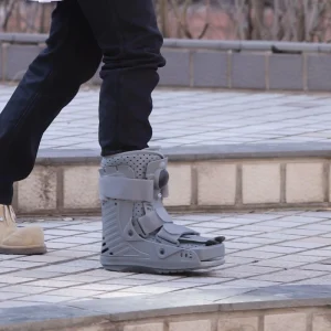 Professional Medical Device Grey Orthopedic Cam Walker Boot Air Walking Boot for Fracture Recovery and Pain Reduction