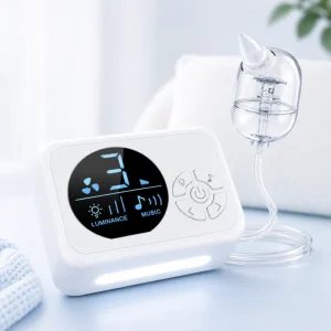 Professional Medical Grade Electric Baby Nasal Aspirator 68Kpa Strong Suction Anti-backflow 9 Gears BPA Free CE ISO Certified