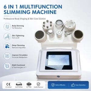 Professional Multifunctional Beauty Machine Skin Body Care Device with Multiple Probes for Salon Spa Home Studio Use