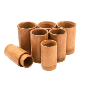 Professional Natural Bamboo Cupping Set Traditional Chinese Fire Cupping Therapy Kit for Massage Pain Relief Detoxification
