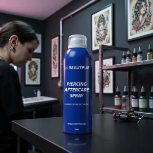 Professional Piercing Aftercare Spray Tattoo Cleaning Solution Wound Healing Mist Body Ear Nose Lip Care Liquid