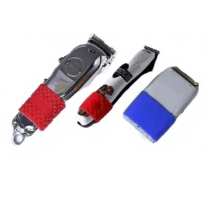 Professional Silicone Barber Mat & Trimmer Handle Grip Anti Slip Heat Resistant Hair Styling Tools with Custom Logo Branding