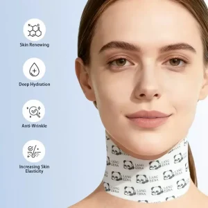 Professional Spa Hydrogel Neck Mask Collagen Neck Patch Neck Firming Anti Wrinkle Treatment OEM Supplier
