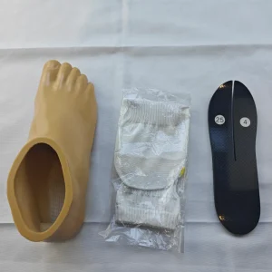 Prosthetist Choice Shock Absorbing Corrosion Proof Smooth Rolling Advanced Carbon Fiber Chopart Foot for Prosthetic Limbs