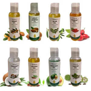 Pure Carrier Oil with Cold Pressed Jojoba Almond Olive and Castor
