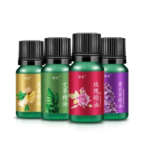 Pure Essential Oil Aromatherapy Mugwort Lavender Eucalyptus Mint Lemon Seeds Water Soluble Stress Relief Body Massage Oil