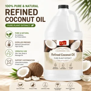 Pure Fractionated Coconut Oil Bulk Carrier Oil for Aromatherapy Skin Care HighQuality Favorable Price Private Label