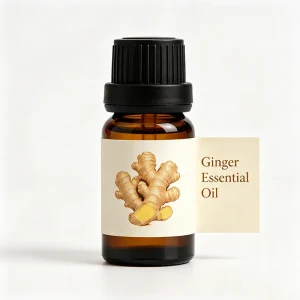 Pure Ginger Essential Oil Steam Distilled Herbal Oil for Body & Skin