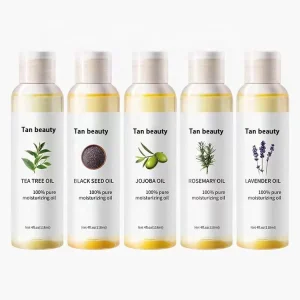 Pure Natural Carrier Oils Pack Gifts Sets Sweet Almond Oil Coconut Castor Grapeseed Avocado