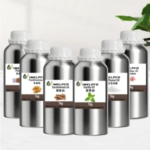 Pure Natural Essential Oil Blend Vanilla Sandalwood Rose Thyme Frankincense & Flaxseed Oil for Aromatherapy