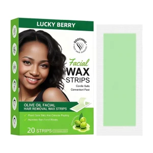 Pure Natural Hair Removal Wax Strips Gentle Vegan Organic Nonwoven Fabric Disposable Depilation for Women Men