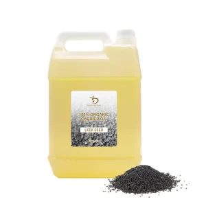 Pure Natural Leek Seed Oil Organic Cold Pressed Bulk 5kg High Purity Carrier for Private Label Cosmetic Grade