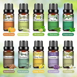 Pure Nature Organic Essential Oils Buying Tea Tree Peppermint Lavender Diffuser Aroma Essential Oil