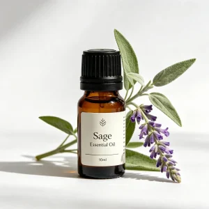 Pure Sage Essential Oil Steam Distilled Skin Balance Aromatherapy Massage Oil Custom OEM