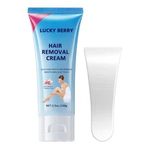 Pure Vegan Herbal Travel Size Mini Hair Removal Cream Portable 100ml for Face & Body Depilatory for Trip Precision Adult Use