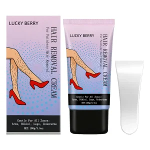 Pure Vegan Non Irritating Travel Size Hair Removal Cream for Face Legs Body Portable Mini Depilatory Cream for On the Go Adult