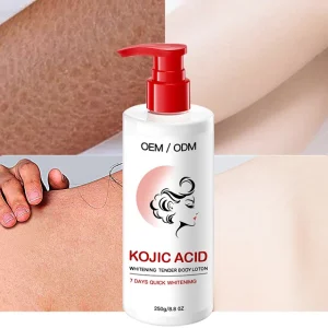 Quick Whitening Body Lotion Beauty Skin Care Shea Butter Moisturizing Cream Body Milk Kojic Acid Lotion