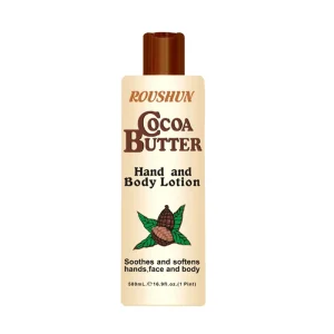 ROUSHUN Cocoa Butter Body Lotion for Dry Skin Nourishing Moisture Body Lotion