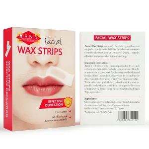 RSNY Small Depilatory Cold Wax Strips for Face Eyebrows