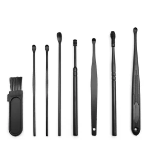 RYEVI Metal Earpick Ear Wax Removal Tool Otoscope Ear Cleaner Model ACC 8 Accessories Set