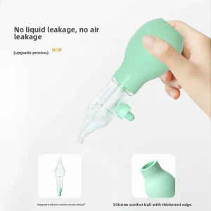 Re usable Baby Nose & Infant Cold Nasal Mucus Cleaner PP Pump Antiback Flow Nasal Aspirator Set