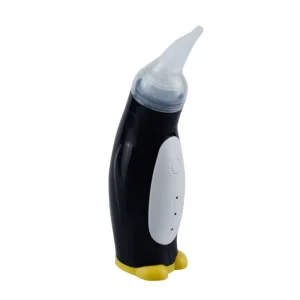 Rechargeable Penguin Design Nose Cleaner PP and Soft Silicone Tip Electric Nasal Aspirator for Babies