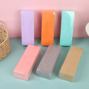 Rectangle Face Hair Removal Depilatory Textile Epilating Muslin Wax Strips Paper Hair Removal Wax Strips Nail Tools