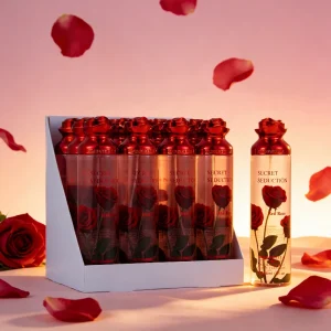 Red Rose Body Mist 236ML Lightweight Non Greasy Formula Long Lasting Fresh Natural Scent Perfume Spray for Women