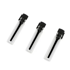 Refillable Essential Oil Sample Tester Bottle 0.5ml 1ml 2ml Mini Glass Perfume Bottle for Traveling