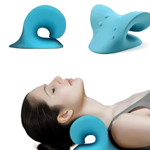 Relaxer Spine Alignment Pillow Neck Traction Device Non toxic Odorless Shoulder Cervical Pain Relief Comfortable Massage Stretch