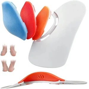 Removable Gel Arch Support Inserts for Kids 3 Height Adjustable Orthotic Insoles for Flat Feet Overpronation Supination Pain