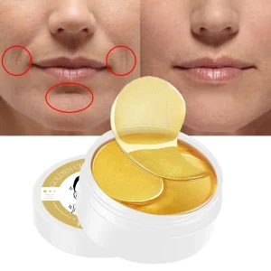 Remove Dark Circle Golden Gel Pads Private Label 24K Gold Organic Moisturizing Collagen Hydrogel Eye Mask Eye Patch