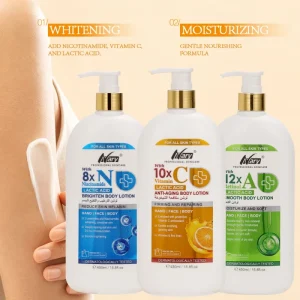Retinol Moisturizing Body Milk Brightening Niacinamide Fast Bleaching Vitamin C Body Lotion Skincare Products