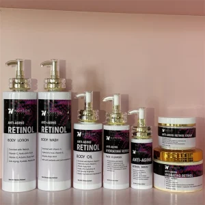 Retinol Skin Care Set Body Care Face Care Anti age Wrinkle Moisturize