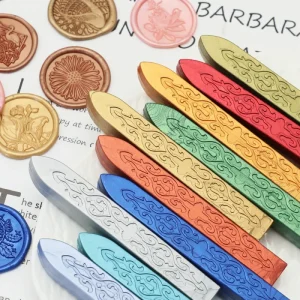 Retro Sealing Wax Sticks 70+ Colors Fine grained Envelope sealing Wax Golden Magic Arrow Pattern Environmental