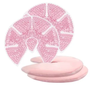 Reusable Nursing Soft Covers Cooling Gel Cold and Hot Breast Pads Relieve Nipple Pain Postpartum Relief Female Wipes