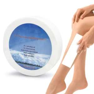 Roll Type Nonwoven Wax Strips 7cm 100Yards Custom GSM Available Standard 68gsm with Private Label Packaging for Salon Home Use
