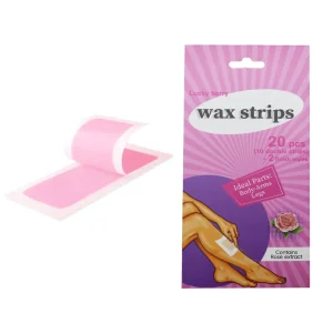 Rose Depilatory Waxing Paper Double sided Non woven Fabric Disposable Hair Removal Wax Strip