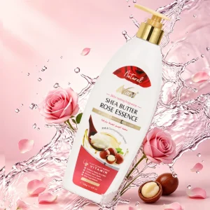 Rose Essence Fragrance Body Lotion 500ml Mild Shea Butter Repair Korea Skincare Whitening Brightening Body Milk