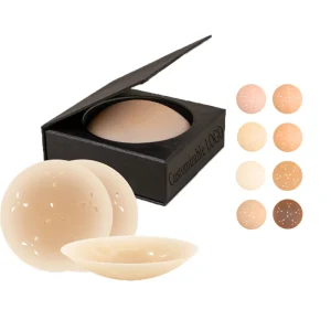 Round Breathable Breast Patch Non Irritating Skin Lightweight Breast Patch Silicone Breast Cover Nipple Petals